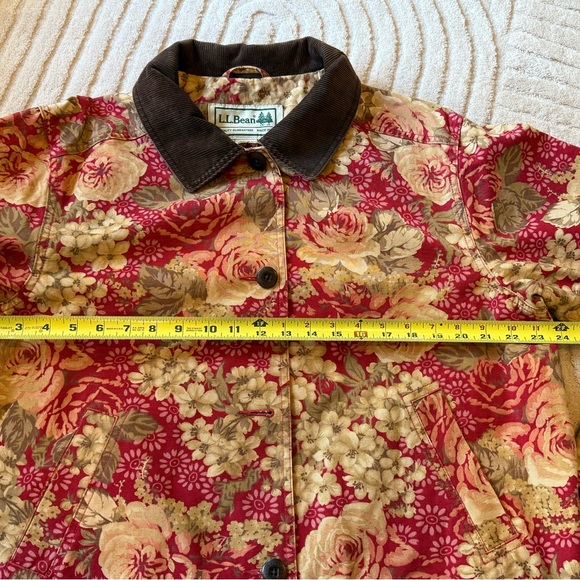 L.L. Bean Floral Barn Jacket - Picture 9 of 12